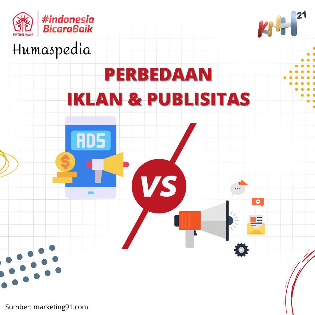 PerhumasIDN's tweet photo. Hai, Sobat Humasππ»
Periklanan dan publisitas memiliki peranan yang sangat penting untuk menyampaikan informasi terkait perusahaan. Namun, periklanan dan publisitas memiliki perbedaan loh, Sobat Humas!
#PERHUMAS #Advertising #Publicity #Humaspedia
#IndonesiaBicaraBaik https://t.co/ZhNDPN8ygz