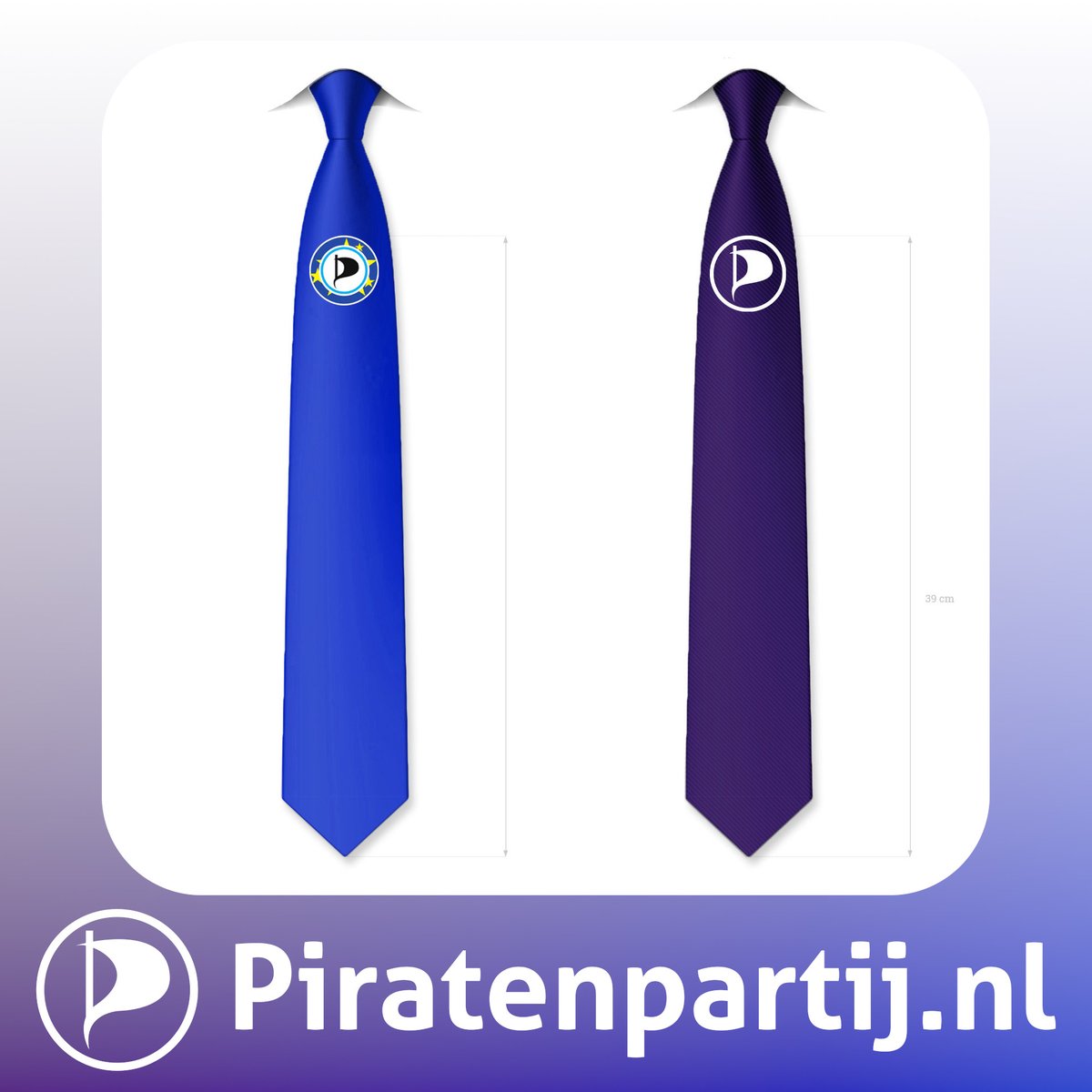 wabrandsma's tweet photo. Piratenpartij stropdassen

Paarse stropdas met #Piratenpartij logo. #PPNL

Blauwe stropdas met het logo van de Europese Piratenpartij. #PPEU

https://t.co/hbFxJrPkpP https://t.co/stsAynto8z