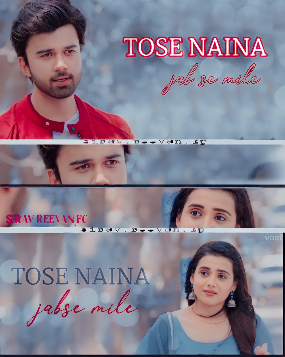 SiravFp's tweet photo. TOSE naina jab se mile πβ€οΈ
@radhikam3092
@TheAvinashM
#Simar #Aarav #Sirav #Sasuralsimarka2 #Ssk2 #6monthsofsirav #6monthsofreevaan #6monthsofSsk2 https://t.co/4fSGxIdNPw