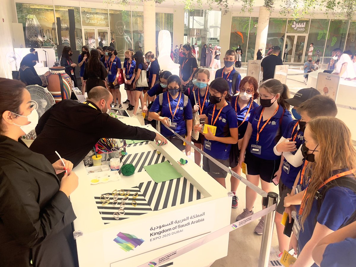 DBS_AstHead's tweet photo. Had a great day at #Expo2020 with a group of @DubaiBritishEH year 8 students. Managed to visit the pavilions of 🇸🇦 🇱🇺 🇱🇧 🇵🇰 and 🇨🇭 #BeginsAtDBSEH @Taaleem @KHDA #proudlyTaaleem https://t.co/WWkKIuupbn