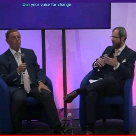 HeadwayJersey's tweet photo. The Embrace Our Difference event was a great success at Jersey Library. The highlight of the evening of course, was to be able to listen to The Right Honourable Professor Lord David Blunkett with questions from our CEO @MalcolmFerey #charityci #inclusionci #embraceourdifference https://t.co/7e3xxmxbpY