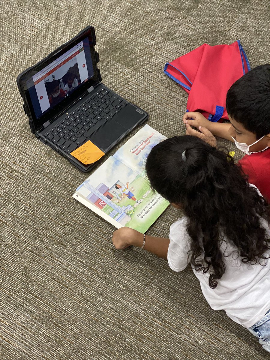 Ms_Miller16's tweet photo. We celebrated our reading yesterday by showing off our partner reading skills on Seesaw! My students had so much fun!! #BeaHooverHero @HooverCFISD https://t.co/bl6OQLgxyB