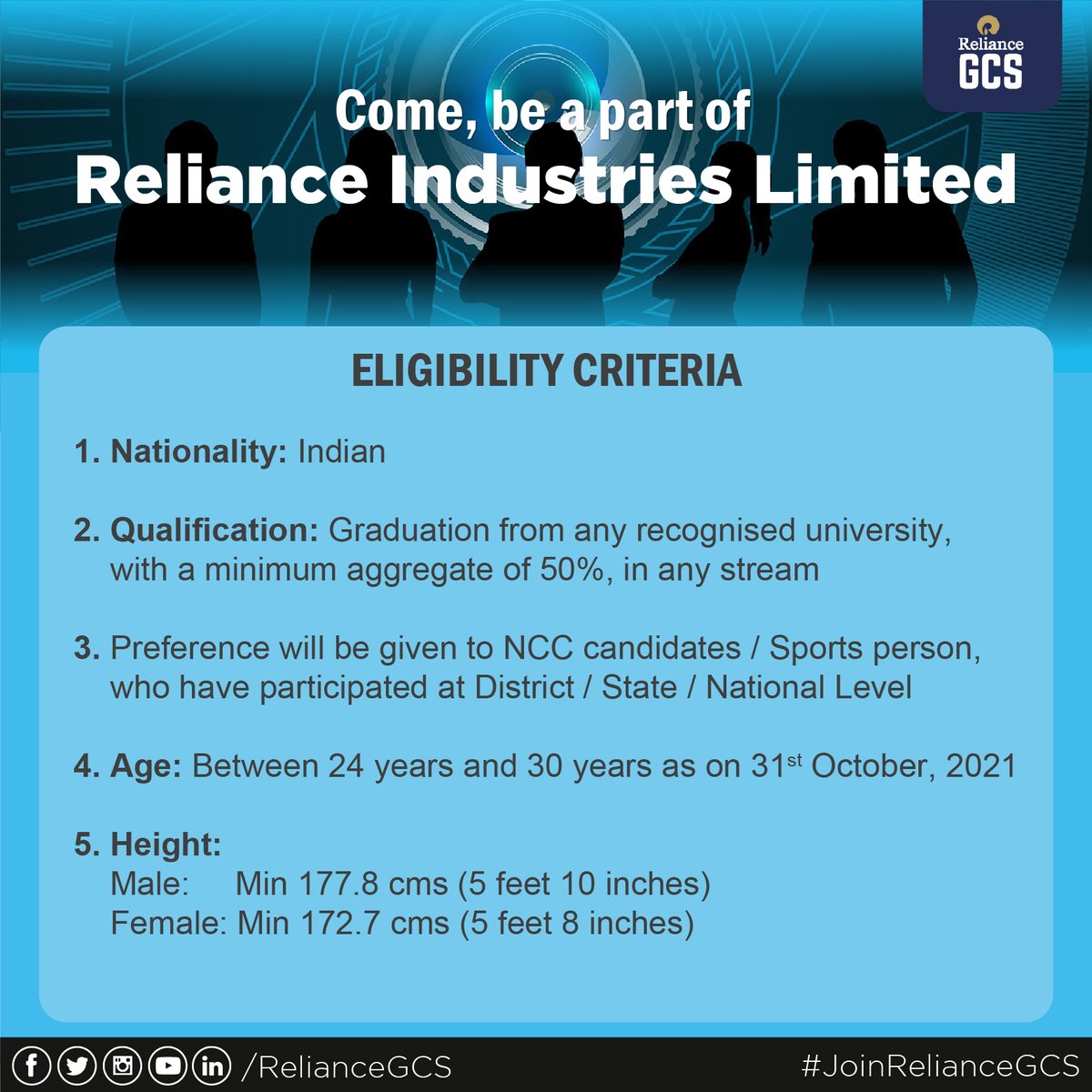 RelianceGCS's tweet photo. Team Reliance Global Corporate Security is currently #hiring and is on the lookout for Security Specialist!
#JoinRelianceGCS https://t.co/drstj3wcfP