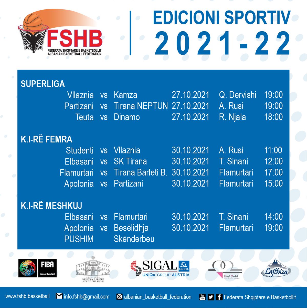 FSHB - Federata Shqiptare e Basketbollit (@fshbasketbollit) on Twitter photo 