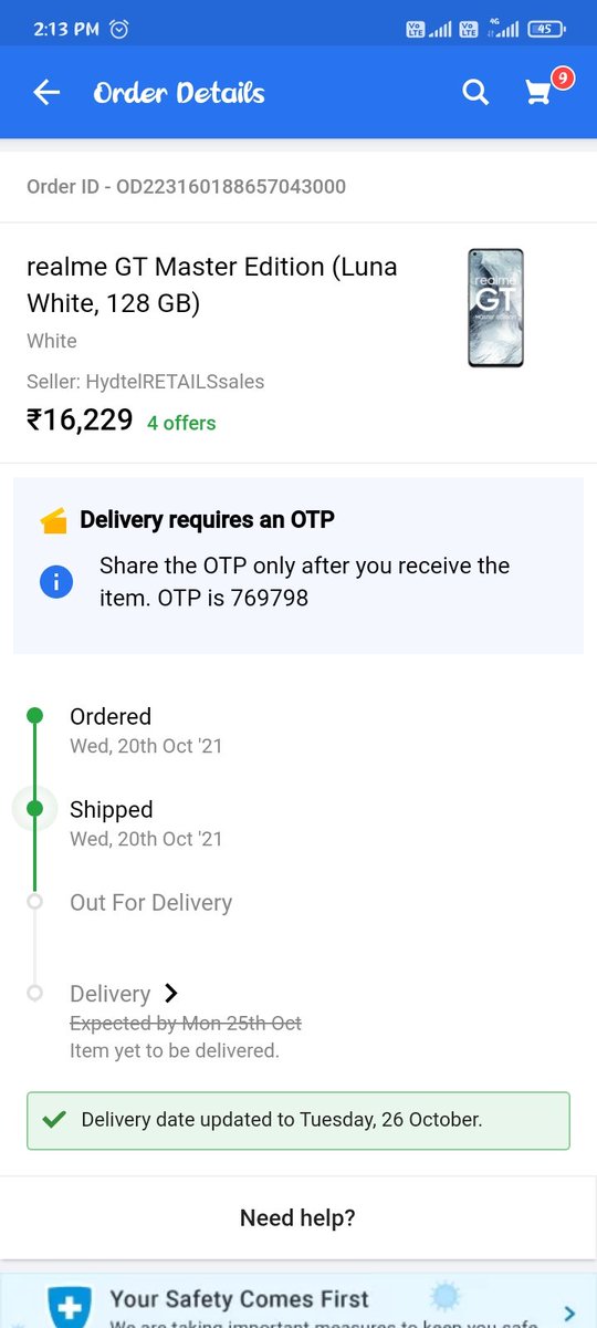 rock2829's tweet photo. @Flipkart Where my order Flipkart , Where your Fast Delivery ,9756035008 https://t.co/KWa5e4GRso