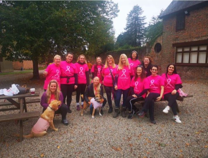 Well done to RGH Radiology Team for their sponsored walk around Tredegar House with their cute four legged friends 🦮🐶