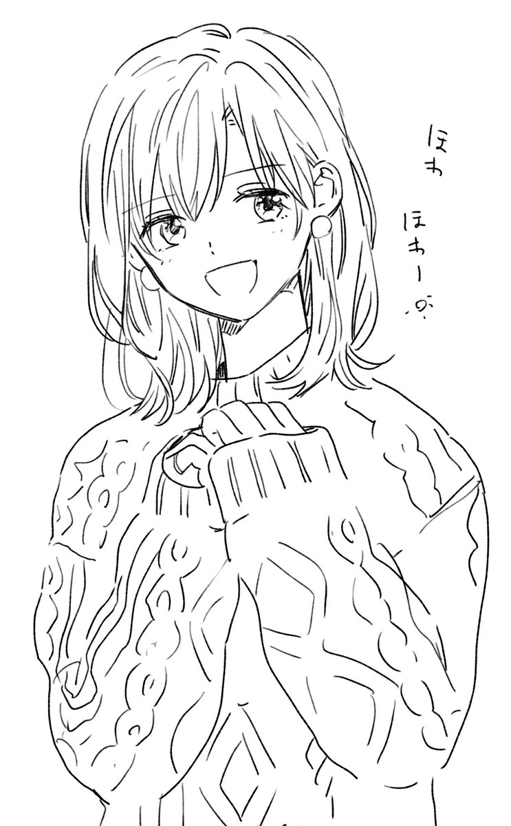 女子描くの大好きですね 