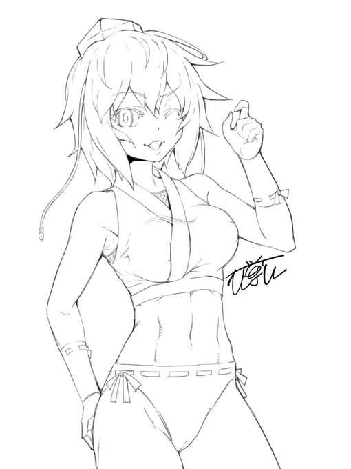 椛なんか物足りないなぁ～って思って腹筋過去作の立ち絵と見比べても謎が解けなくて
キャラデザで参考にしてる今は亡きグリフォンのフィギュア画像を見て気づきました!

尻尾描き忘れてたッッ!!!(*'ω`*)

つまり過去作の立ち等々尻尾描き忘れてるって言う……w 