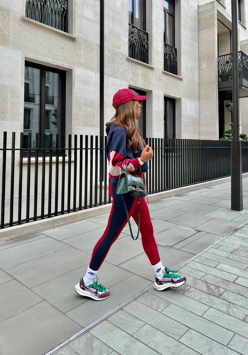 RedRun_Official's tweet photo. 🔥 | Aimee-Rose for Red Run 

bringing that autumn energy — we’re slightly obsessed with the footwear choice too 🤩👟  

shop the look now at https://t.co/Qu5JUHrqKp

#redrunningit #parisiannight #nikesacai https://t.co/43zVo537mz