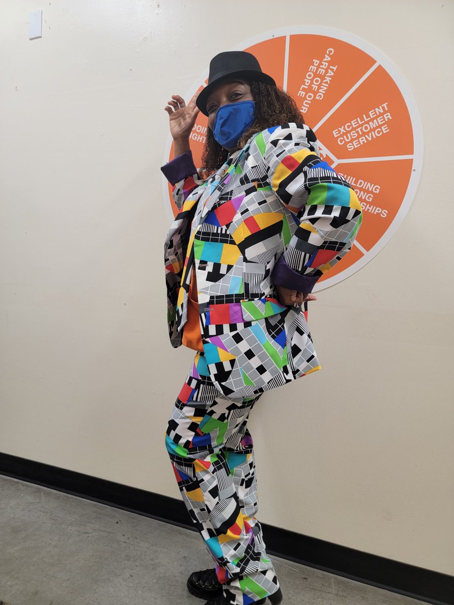 CAM. Decades day at #524. ASDS Karen rocking the 80s