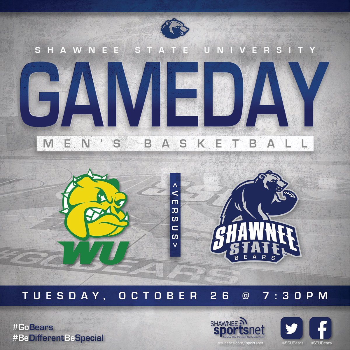 🚨IT’S GAMEDAY 🚨

Home Season Opener:
🆚 Wilberforce
⏰ 7:30 pm EST
📍Waller Gymnasium
📺 💻portal.stretchinternet.com/shawneest/