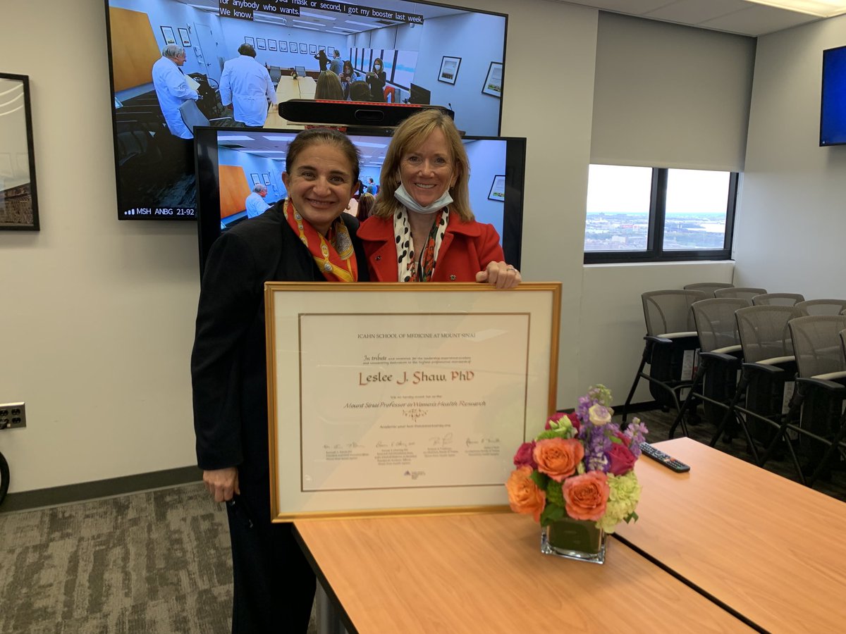Dr Roxana Mehran (@drroxmehran) on Twitter photo Congratulations to Dr Leslee Shaw for her accomplishments and for receiving a well deserved endowed chair today <a href="/MountSinaiNYC/">Mount Sinai Health System</a> <a href="/IcahnMountSinai/">Icahn School of Medicine at Mount Sinai</a> <a href="/ACCinTouch/">American College of Cardiology</a> <a href="/WomenAs1/">Women As One</a> Congratulations to Dr Leslee Shaw for her accomplishments and for receiving a well deserved endowed chair today <a href="/MountSinaiNYC/">Mount Sinai Health System</a> <a href="/IcahnMountSinai/">Icahn School of Medicine at Mount Sinai</a> <a href="/ACCinTouch/">American College of Cardiology</a> <a href="/WomenAs1/">Women As One</a>