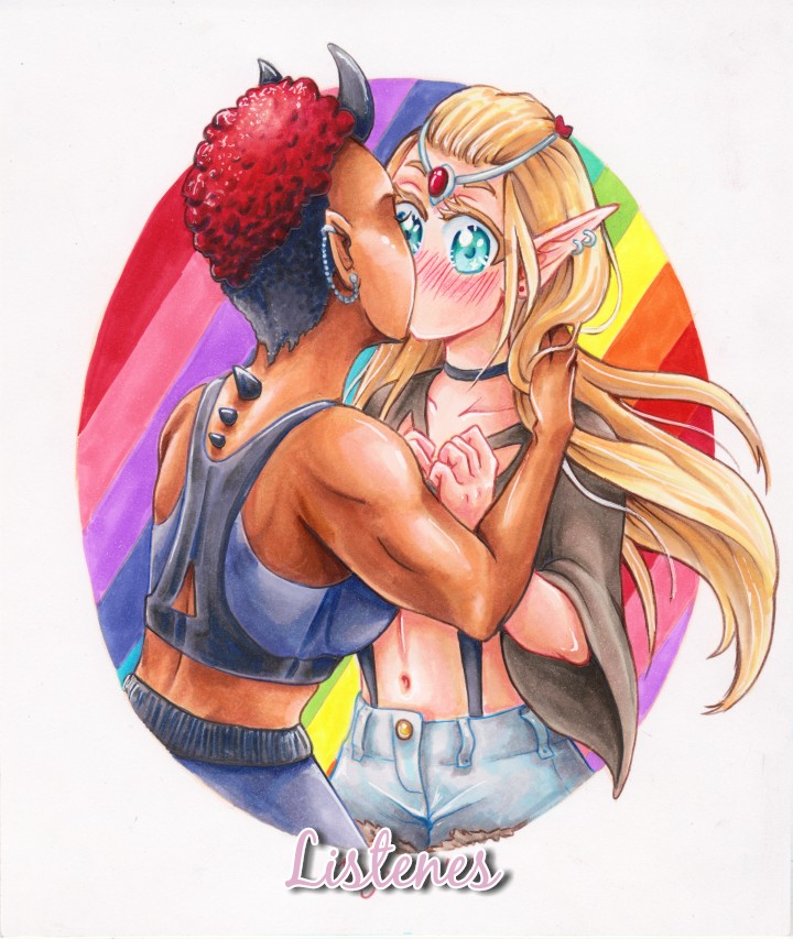 Listenesart's tweet photo. Small art collection ❤️ Nr 1 is the pegacorn OC Fey from latochan (insta) 🦄 Nr 2 is a commission I drew for @feles63 💕 Nr 3 shows my OC Makoto 🏳️‍🌈 and Nr 4 is my pen and paper OC Kura who has some awesome turtle skills 🐢 https://t.co/is2GaFcGv7