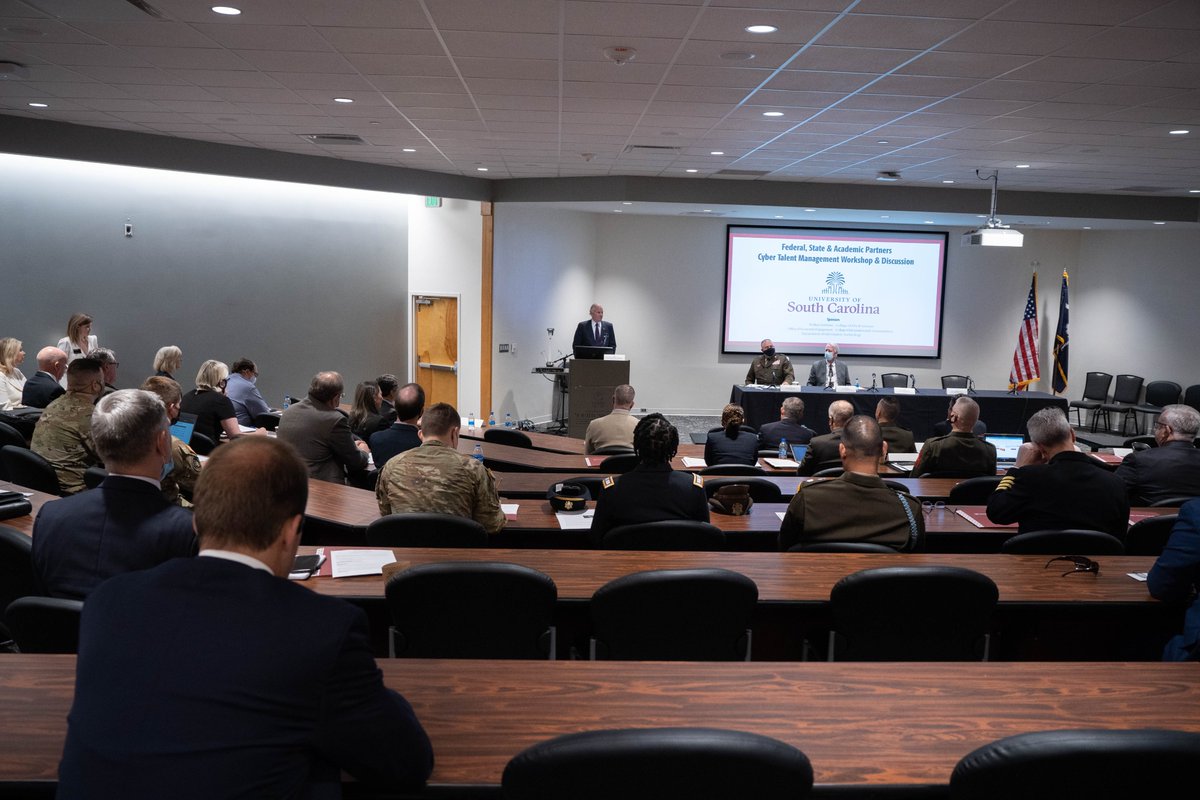 This morning, I spoke to the Cyber Talent Management Workshop at <a href="/UofSC/">University of South Carolina</a>. Cyberattacks are one of the most challenging and potentially crippling offenses facing our state. In South Carolina, we understand the importance of meeting the cyber threat head-on.