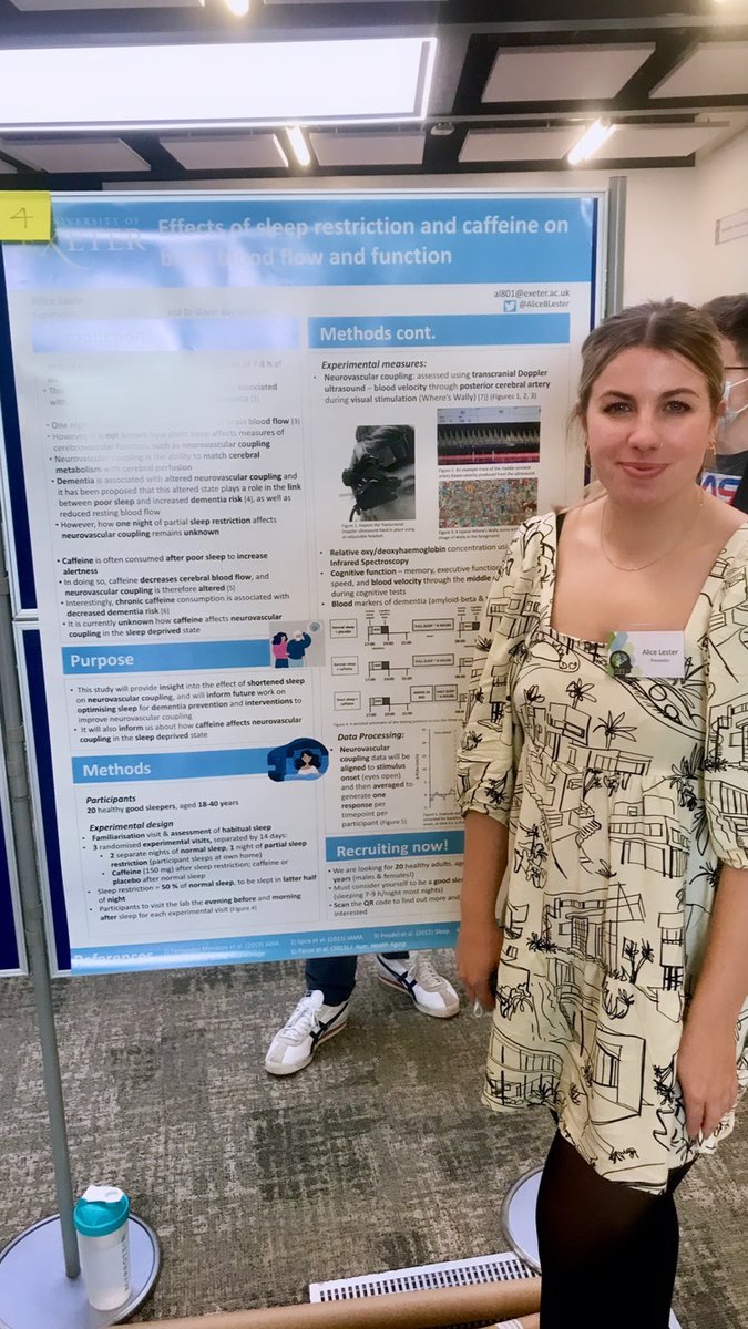 Alice Lester (@aliceblester) on Twitter photo Great to have the opportunity to present my current study exploring sleep 💤and brain 🧠 function at <a href="/ClesCon/">CLESCon</a> in poster format today (Recruiting now! Email al801@exeter.ac.uk if you're interested in taking part!) <a href="/UniofExeter/">University of Exeter</a> <a href="/ExeterDoctoral/">University of Exeter Doctoral College</a> Great to have the opportunity to present my current study exploring sleep 💤and brain 🧠 function at <a href="/ClesCon/">CLESCon</a> in poster format today (Recruiting now! Email al801@exeter.ac.uk if you're interested in taking part!) <a href="/UniofExeter/">University of Exeter</a> <a href="/ExeterDoctoral/">University of Exeter Doctoral College</a>