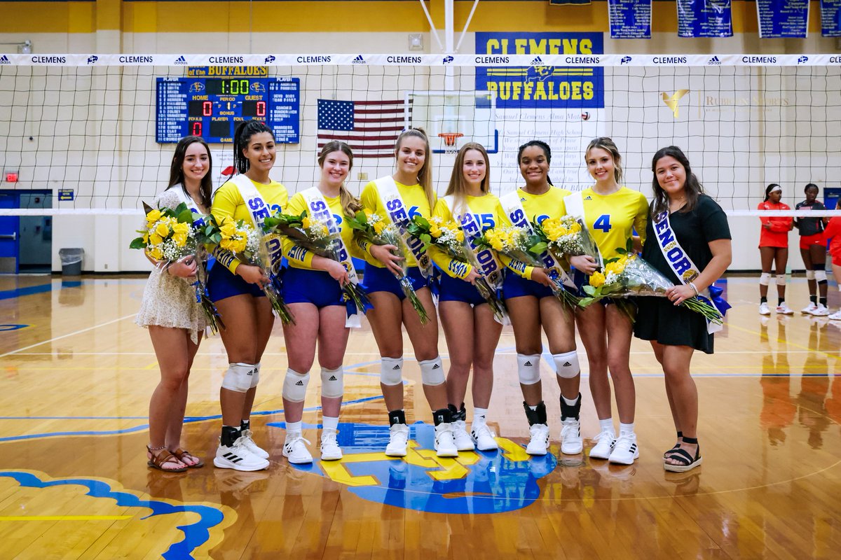 The final district game has arrived for these <a href="/samuelclemensvb/">Clemens Volleyball</a> seniors. It's a home game, so let's pack the gym and show our thanks! <a href="/scbuffalostrong/">Clemens Athletics</a> <a href="/SamuelClemensHS/">samuelclemenshs</a> <a href="/PrepDigTX/">Prep Dig Texas</a> <a href="/SCUCISD/">SchertzCiboloUC ISD</a> <a href="/uiltexas/">Texas UIL</a>