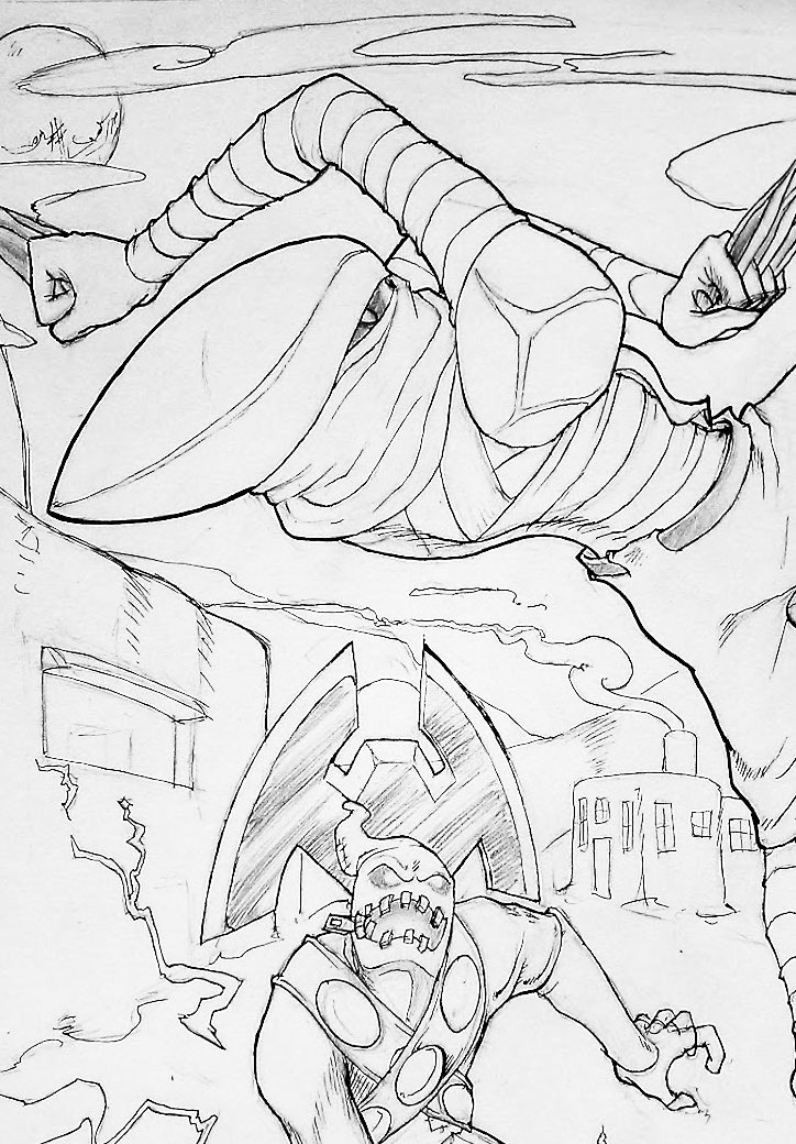 TheWiseAkeem's tweet photo. Donβt normally do this but here is a Nice little #sneakpeak into the future of #Birthbycreation ππβ¦.π€« drew this several years ago π #October #halloween2021 #ghoul #Halloween #draw #art #artist https://t.co/MU3MJhYcN2