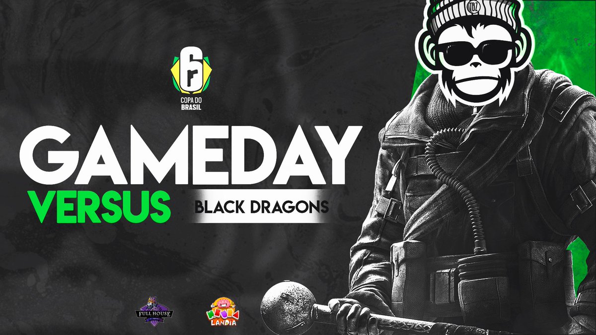 Hoje é dia de jogão pela #COPABR6! Enfrentaremos a Black Dragons em confronto valendo vaga para a semi final da Copa do Brasil e com direito a reencontro com um velho conhecido da nossa line...

🆚<a href="/blackdragonsBR/">Black Dragons</a>

⏰18:00h
📺twitch.tv/r6esportsbr

#GoTBZ #WeDemBoyz #TBZHouse