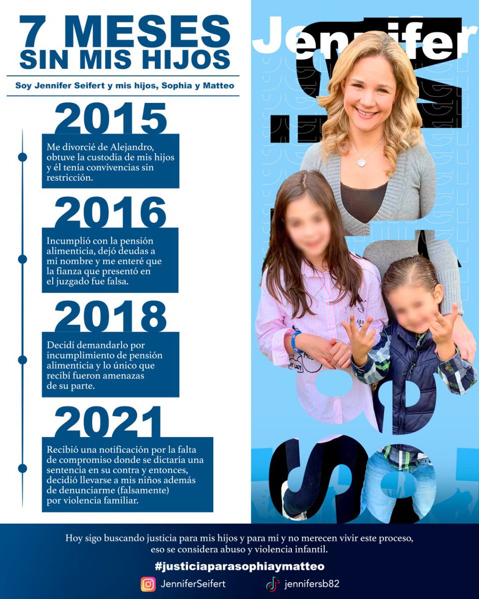 Hagamos justicia para que Sophia y Matteo regresen con su mamá, la sustracción y la separación forzada es abuso infantil. Difundamos este caso. Pls RT #JusticiaParaSophiayMatteo <a href="/DIFEM_/">DIF Estado de México</a> <a href="/PJEdomex/">Poder Judicial Edomex</a> @Fiscaliaedomex  @SeMujeredomex <a href="/CODHEM/">Comisión de Derechos Humanos del Estado de México</a> <a href="/alfredodelmazo/">Alfredo Del Mazo</a> <a href="/MagdoSodi/">Ricardo Sodi Cuellar</a>