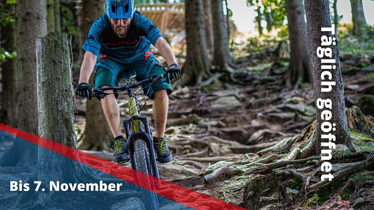 mtbzone_gkpf's tweet photo. Der Countdown läuft: Bis zum 7. November haben wir geöffnet – das allerdings zurzeit wieder täglich! 
In den bayerischen Herbstferien ist sicher nochmal ein Besuch am Geisskopf drin?! 🔥
#mtbzone #mtbzonegeisskopf #mtbzonefamily #bikeparkfamily #bikepark #bikeparkgeisskopf #mtb https://t.co/1WHFTt7Qs2
