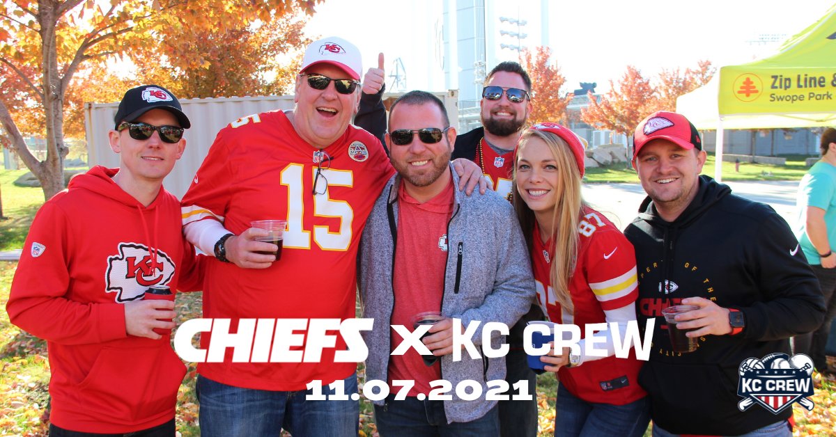 WE READY! Are you? We’re only a few weeks away from the Chiefs vs. Packers game on November 7th! Our All-Inclusive Tailgate will get you pre-game grub, drinks, and a TON of fun! Sign up at kccrew.com/events/chiefst…. #kcevents #kcsports #kansascitychiefs #chiefstailgate