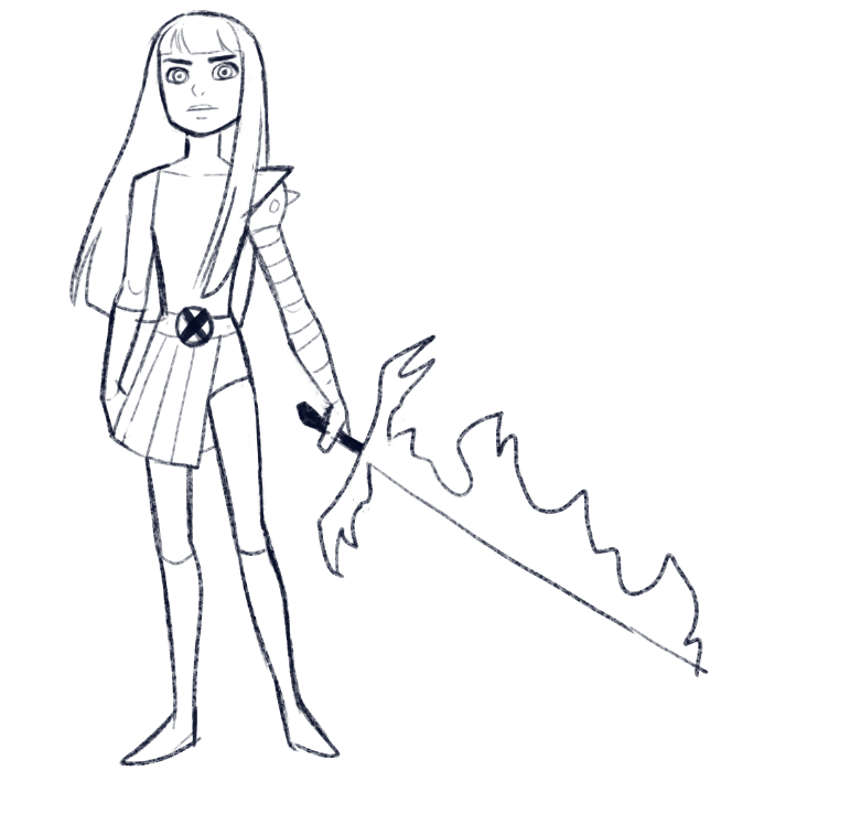 kpop half skirt for Magik 