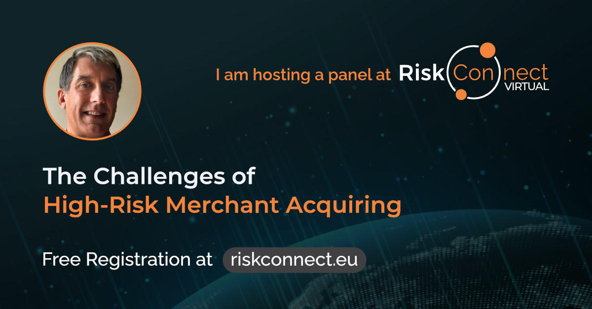 I moderate an expert panel at #RiskConnect Virtual 2021, online event for #risk, #compliance and #AntiFraud professionals. If you want to watch it and enjoy other valuable insights by thought leaders from the payment industry and beyond, register for free: bit.ly/2XA5SI6