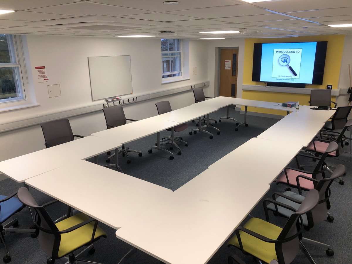 Another enjoyable day teaching “An Introduction to R”, this time to enthusiastic postgrads and staff in the University of Bristol’s School of Physiology, Pharmacology and Neuroscience 
<a href="/BristolUni/">University of Bristol</a> <a href="/UoBrisPPN/">UoBrisPhysPharmNeuro</a> 
#rstats #programming #coding #teaching #learning #education