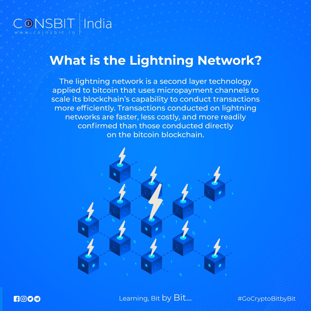 cryptoforce_in's tweet photo. The Lightning Network is an ever-evolving concept that is likely to make a significant difference to Bitcoin’s blockchain.
#SwitchToCoinsbit #CIN #BitByBit #GoCryptoBitByBit #Coinsbitindia https://t.co/zXJJC0grFe