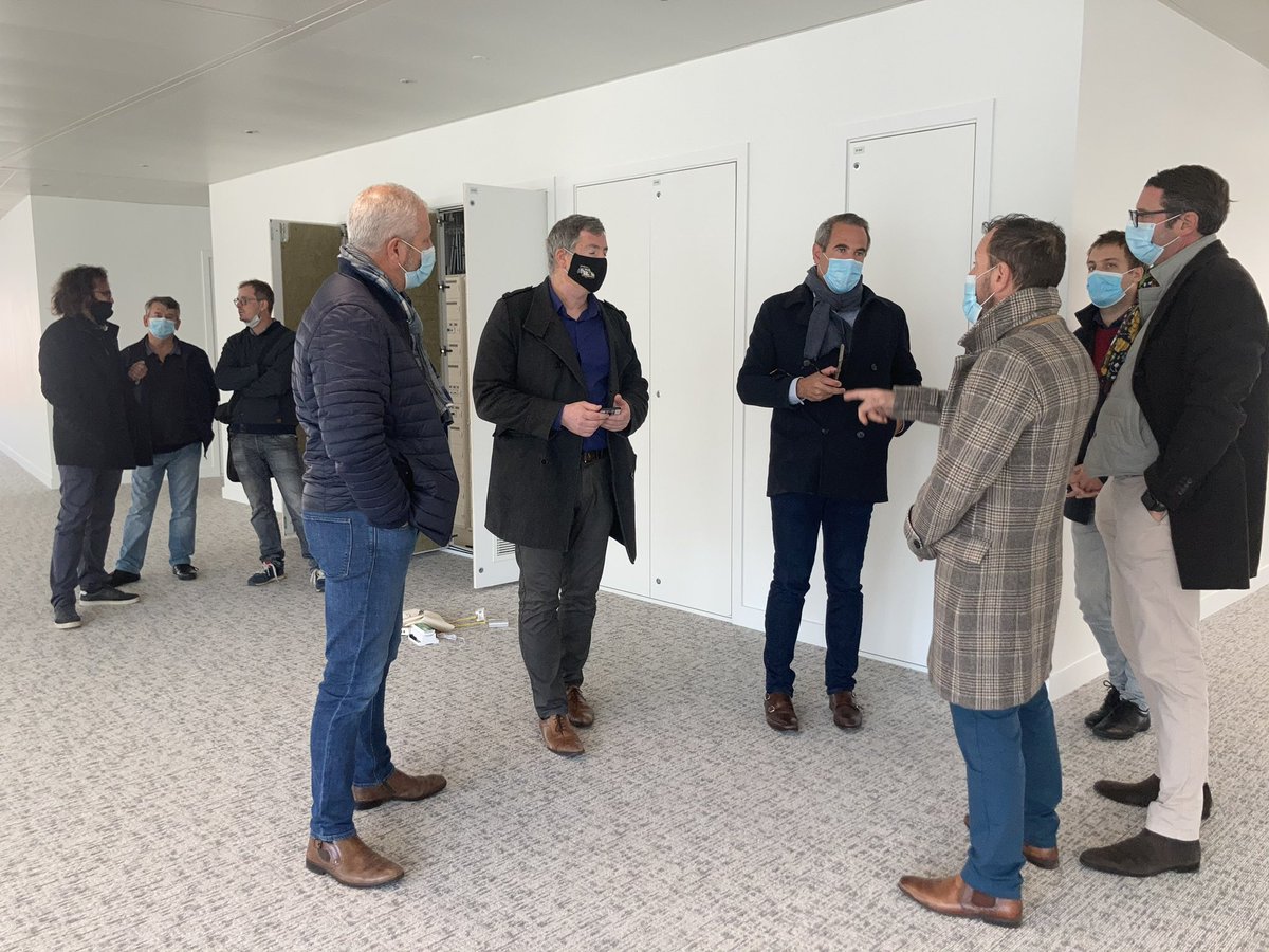 Les intégrateurs de la <a href="/FFIE_fr/">FFIE</a> s’approprient la technologie #PoE :
visite ce jour d’un site tertiaire équipé en Power over Ethernet réalisé par <a href="/Energie_IP/">Energie IP</a> avec <a href="/Legrand/">Legrand</a> et <a href="/ACOMEgroup/">ACOME</a>, tous partenaires du #labbyffie #electricite #numerique #data <a href="/antoine_cussac/">Antoine Cussac</a>