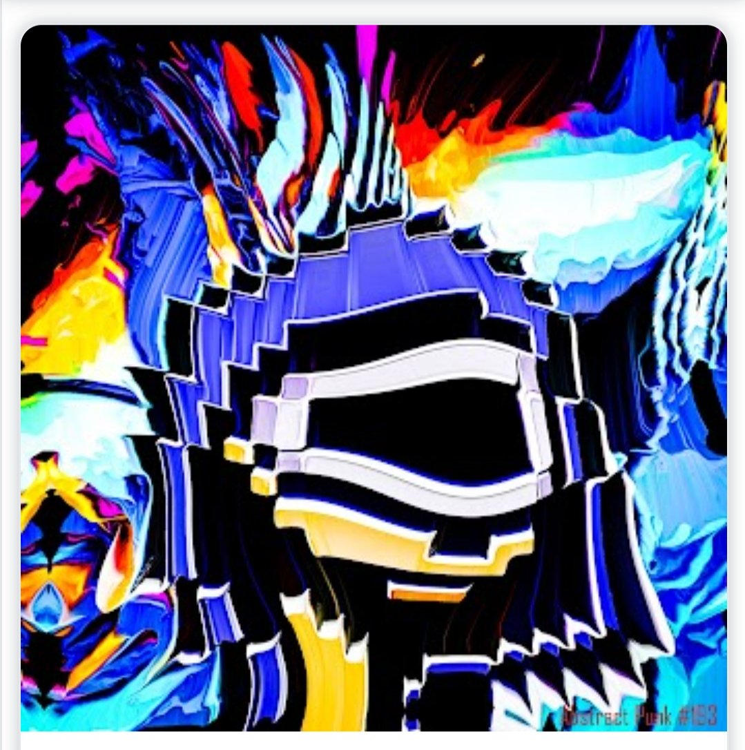 UncensoredCarly's tweet photo. A bit obsessed with #abstractpunks at the moment 😍 still very early, randomly found the owner on facebook &amp; love his work #punks #cryptopunks #degenpunks
https://t.co/mbVwciMOJ3
https://t.co/paaCwJUPBJ https://t.co/rgp5VACIs4