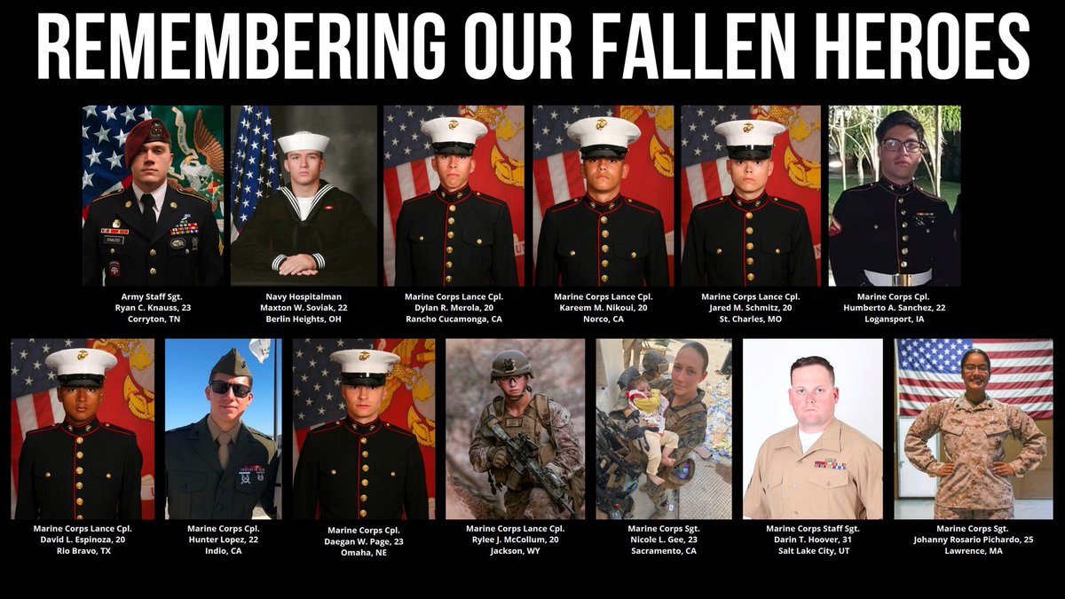 The 13 service members killed during the Afghanistan evacuation made the ultimate sacrifice for our nation. That's why I'm proud to co-sponsor the Congressional Gold Medal Bill, giving these heroes the honor they deserve. Their courage and bravery will never be forgotten. #CA21