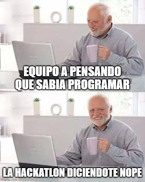 jcol98gamer's tweet photo. @hackathonESI

 #hackathonmeme #hackathonESI2021 https://t.co/y0eT4wEFj2