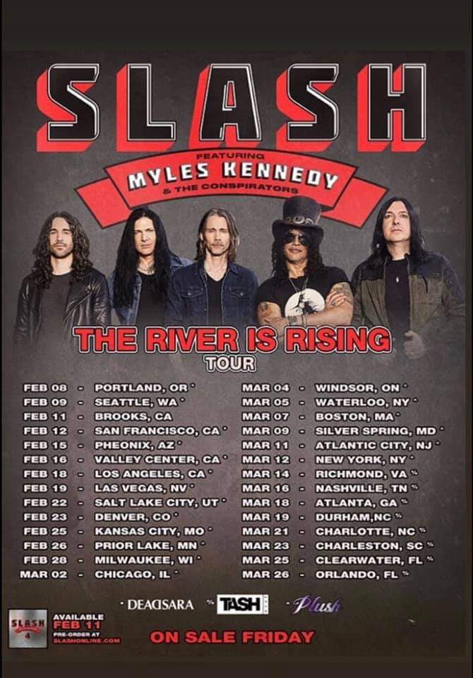 FritzsPolkaBand's tweet photo. Dear @TurningStone...@Slash featuring @MylesKennedy & The Conspirators (@brentfitz, @todddammitkerns & @franksidoris) is traveling past Verona, NY & has 3/6/22 open on their schedule. Book these guys! You'd be glad you did! #SMKC4 #RealRockAndRoll https://t.co/DCg34TdK4k