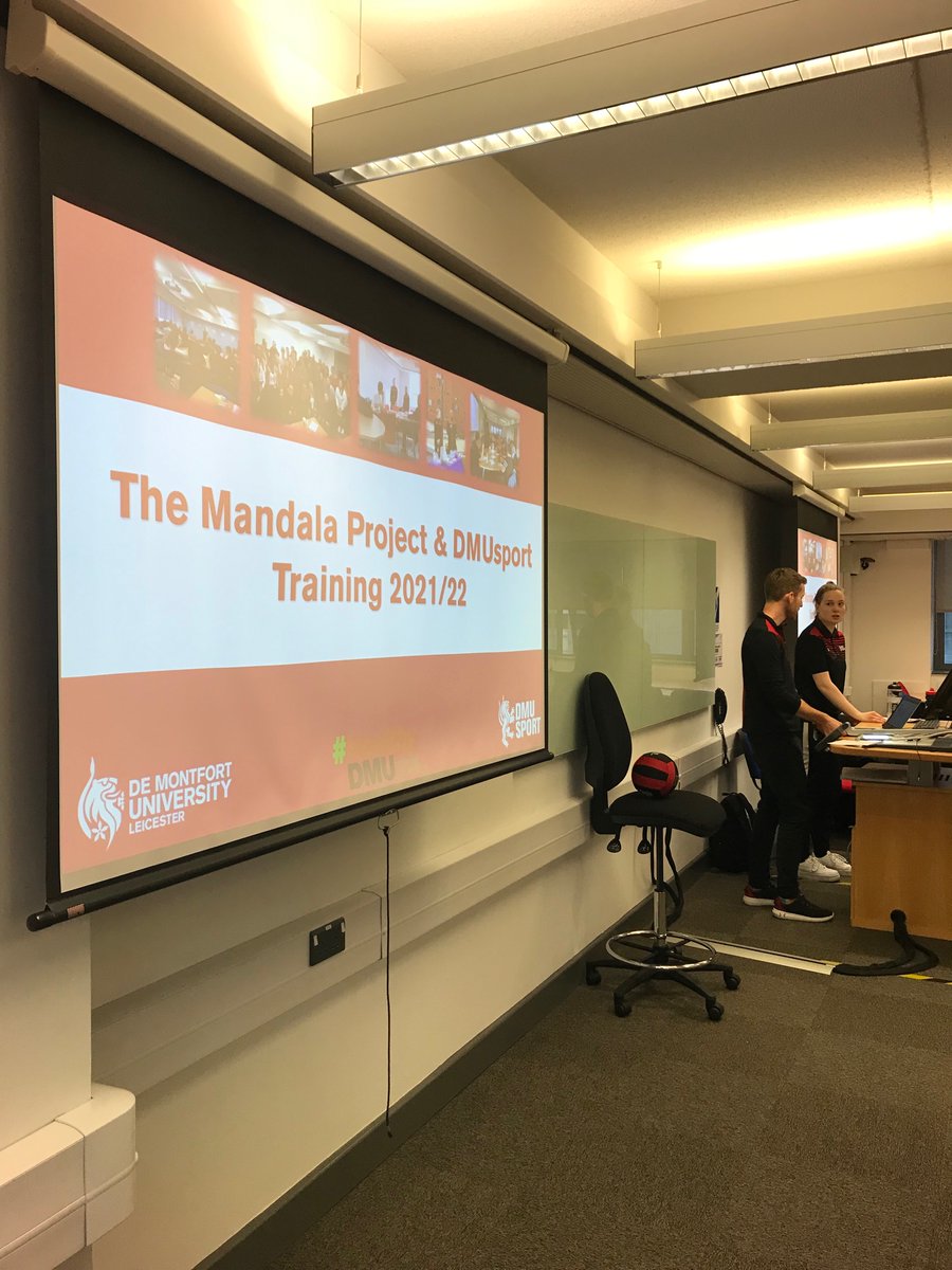 DMU Sport &amp; Mandala are together once more with our amazing <a href="/DMUsports/">DMUsport</a> teams for active bystander training. Great to be back face to face on campus