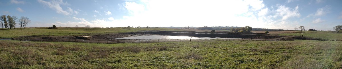 BenRoed's tweet photo. It's easy to say "I love my job" when I get to see projects like this completed.  It's not only fun work but also an opportunity to advance #waterquality efforts in #iowa as well as water for #livestock and recreation options too. #wqi #agriculture #conservation https://t.co/DDYM0ic71i