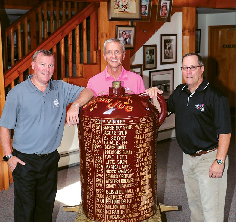 USTrotting's tweet photo. Go behind the scenes at the Little Brown Jug and Delaware Fair in the October issue of Hoof Beats, which has a story that profiles the legacy of the Thomson family and Chip and T Thomson and Tom Wright's involvement in keep the fair viable.@LittleBrownJug https://t.co/f3vCvWGuKN https://t.co/caWCvdYQYM