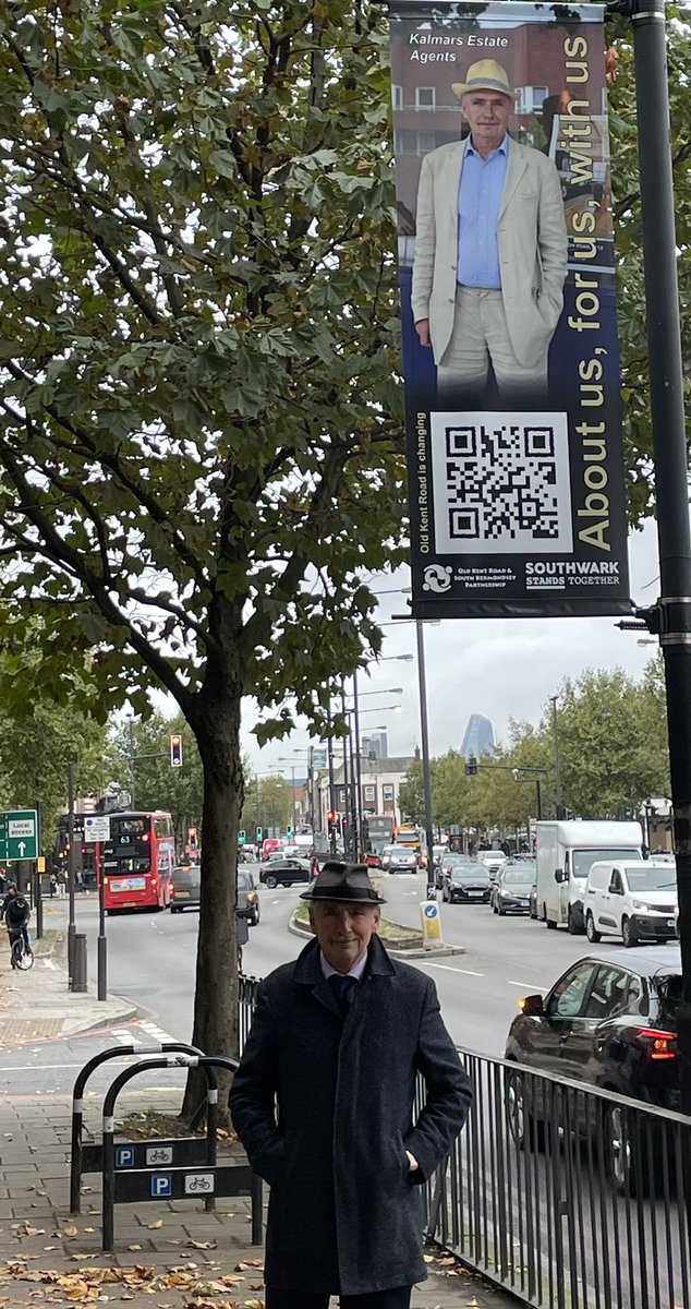Fame at last, as our Chairman Richard Kalmar’s mug shot is posted outside our office to help promote the area. <a href="/RichardKalmar1/">Richard Kalmar</a> 

#southeastlondon #oldkentroad #restidentialrealestate #londonrealestate