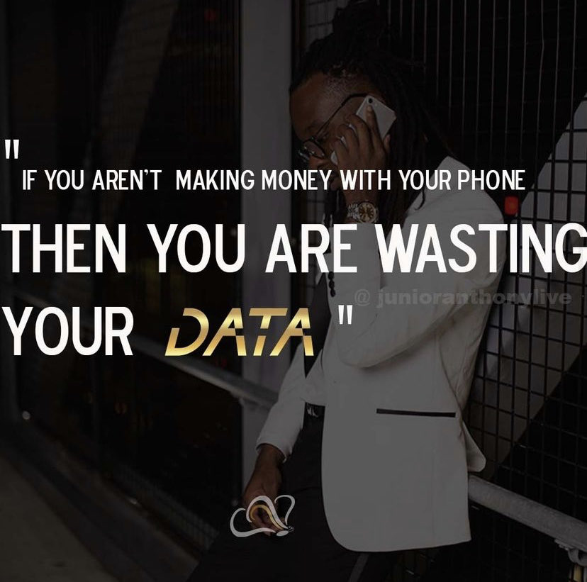 junioranthony_'s tweet photo. Are you making money with your phone or are you wasting your data?
#Digitalmarketing #Entrepreneurship #successmindset #junioranthony #livesotori https://t.co/eFPOpZlCmB