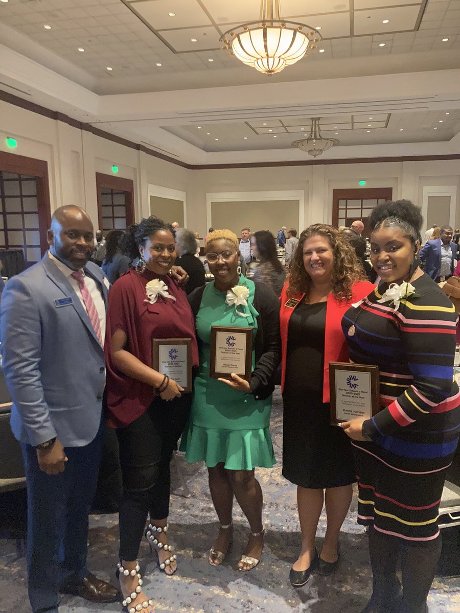 tommyjperry's tweet photo. Congrats to our @scobb_eagles  TOTY @coachsimsisom &amp; to our new Eagle Ms. Ducre @GarrettMSGators TOTY. Our students are blessed to have em both! (a few of us in this pic have been both a Garrett Gator &amp; an SCHS Eagle as @CobbSchools educators) #Family #SoarWithPride! https://t.co/3KYjUwEY4S