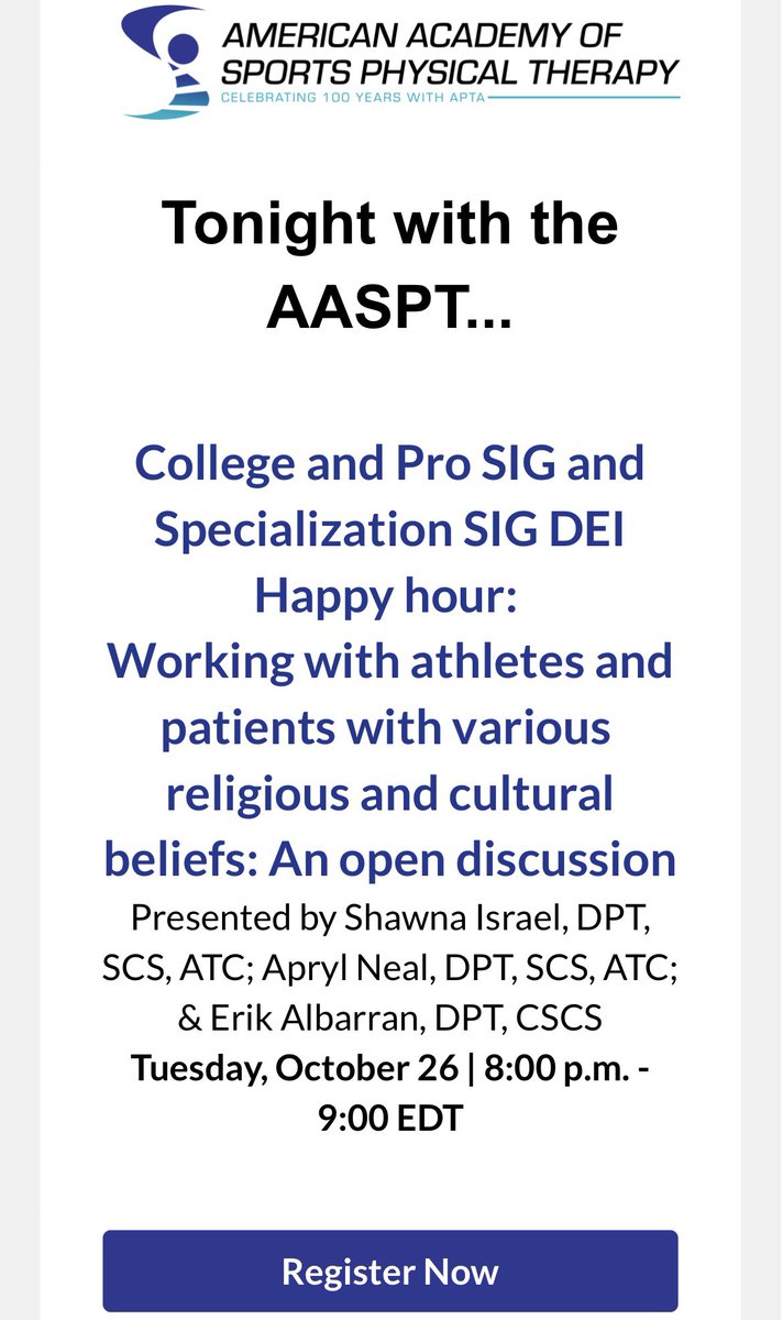 AASPT College Pro SIG tweet media