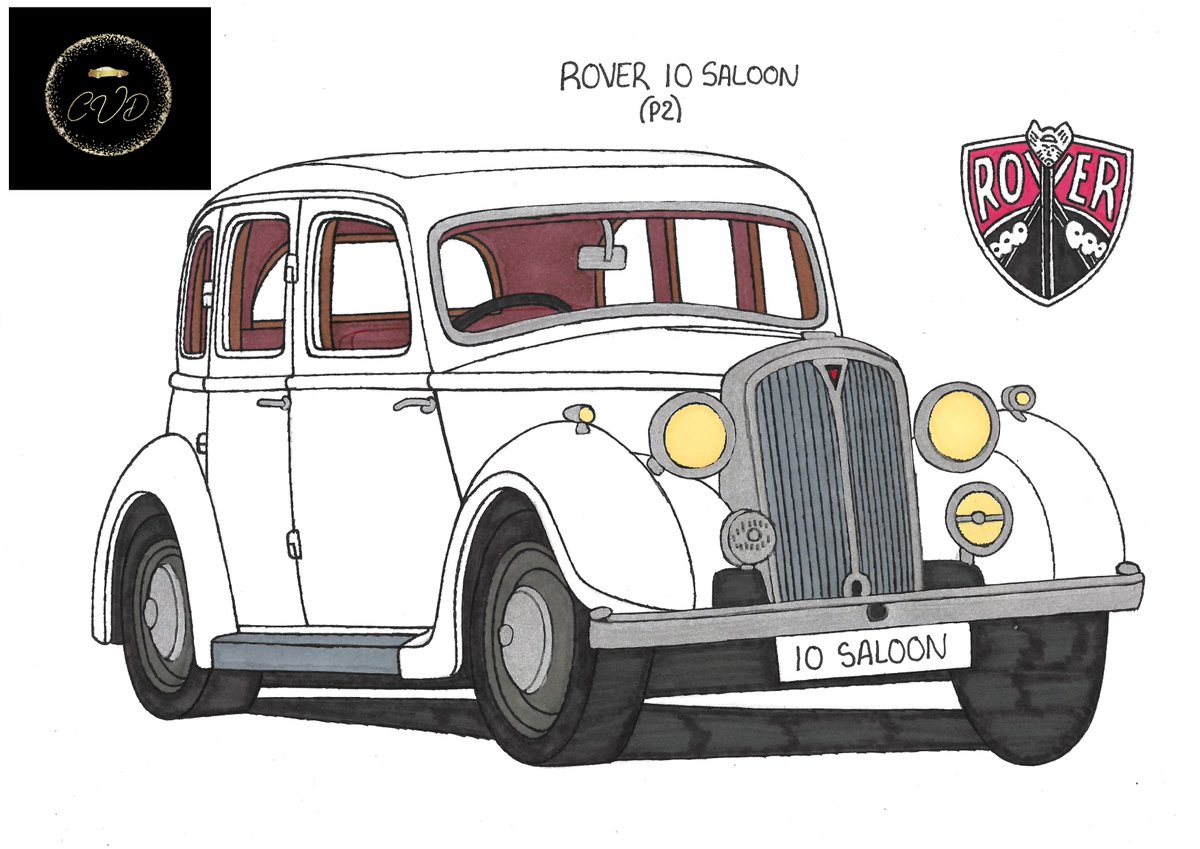 CustomCvd's tweet photo. Hi all, there's only 1 drawing to start my new series Rover Cars 1945-2005 due to also doing a special commission today. #rovercars #roverp2 #rover10 #rover10saloon #rovercarsuk https://t.co/Bn4nn2JgP0