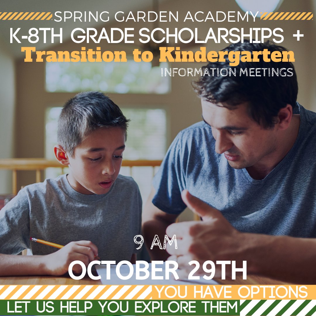 SGAPhilly's tweet photo. Come learn more about Philadelphia's K-8 grade schooling options & discover resources that can help you prepare your preschooler for #kindergarten
🔹Friday, Oct. 29th @ 9 am
To RSVP Email Candace Wegner, Candace@springgardenacademy.org
#SGAPhilly #PhillySchools #Philadelphia https://t.co/1phX43z1xl