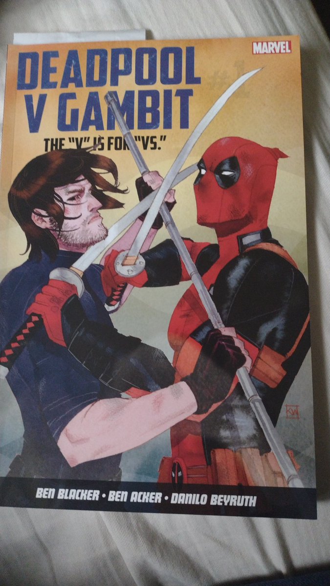 StuAdams1's tweet photo. Does anyone else hear @VancityReynolds in their head when they read @Deadpool now? Or is it just me?
#deadpool #deadpoolVgambit #MarvelComics https://t.co/f2eTKZv8BF