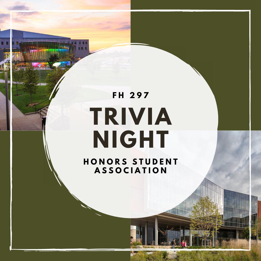 It’s BACK and better than ever! 🧩 Come to another iconic trivia night hosted by the Honors Student Association TONIGHT in Founders Hall 297 from 5-6pm. Bring all your friends along to create a killer team!! 🥇
#nkuhsa #nkuhonors #trivianight
