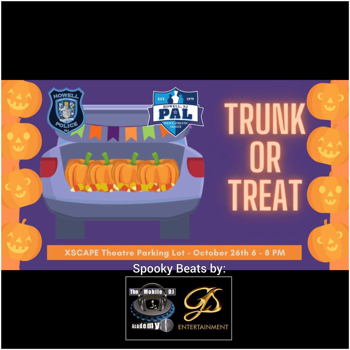 themobiledjacad's tweet photo. 🚨IMPORTANT UPDATE🚨

TRUNK OR TREAT HAS BEEN MOVED FROM TUESDAY, OCTOBER 26TH TO “WEDNESDAY, OCTOBER 27TH” DUE TO WEATHER!!

Please spread the news and share!! THANK YOU!
@HowellPAL @HowellPolice #trunkortreat2021 🎃 🍭 🎵 https://t.co/4RdYiEqKD2