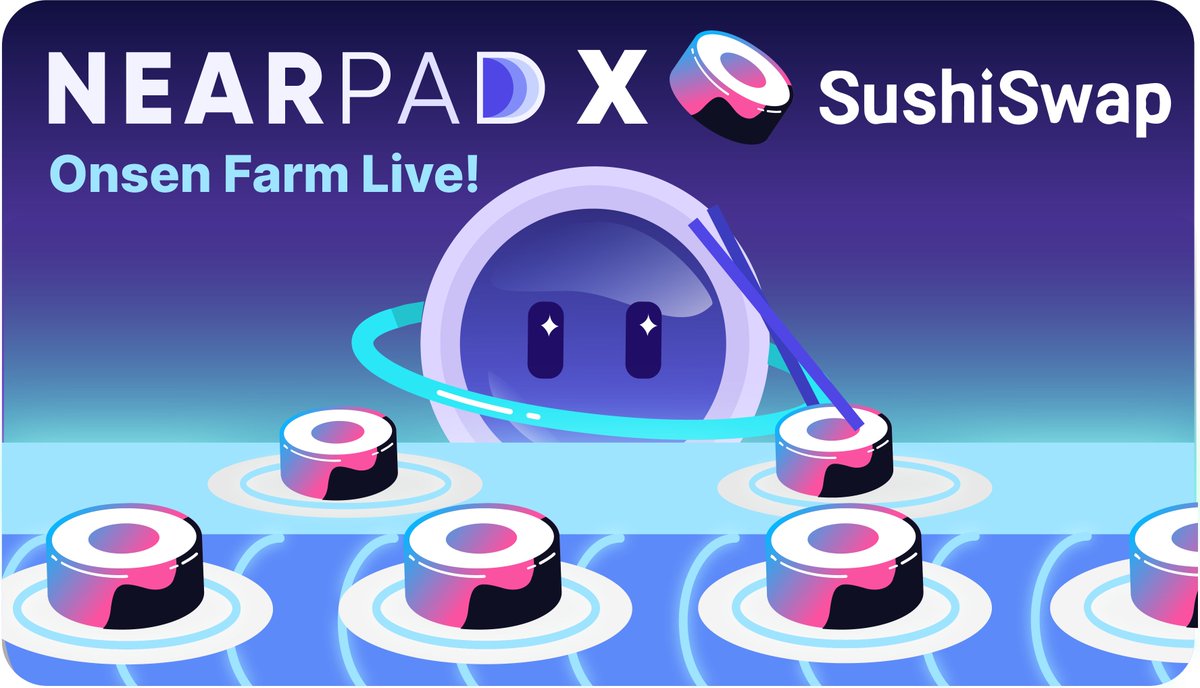 pad_finance's tweet photo. Pad Boy loves his Sushi! @SushiSwap now has an Onsen Farm for PAD/WETH on https://t.co/1FE3Seup8w. Earn some delicious yield by participating in the LP pool 🍣🥢 https://t.co/P6NjQZO3zQ
