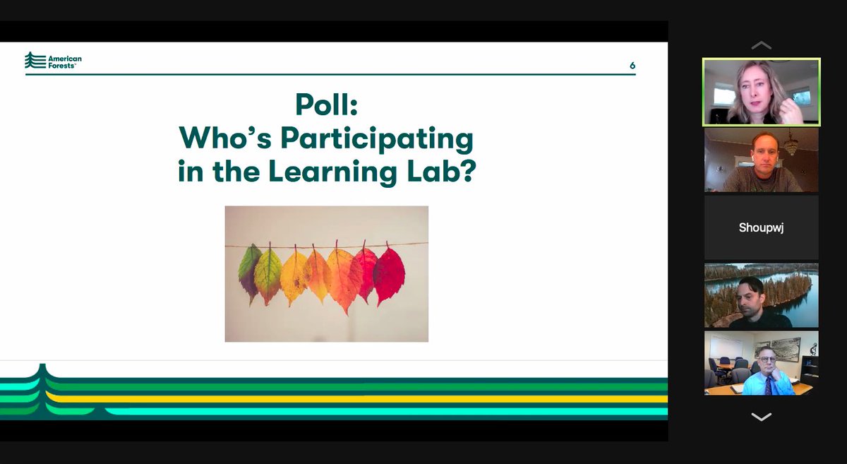 TVCanopy's tweet image. We’re excited to have our @CityOfBoise &amp;amp; City of Trees Challenge team join today’s Tree Equity Learning Lab w/ @AmericanForests &amp;amp; @DorisDukeFdn! 🙏 @JadDaley &amp;amp; @amazin_maisie for bringing us into this learning opportunity w/ over 100 inspiring leaders in the 🌳 &amp;amp; equity field.