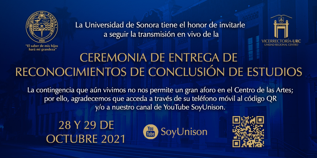 CEREMONIA DE ENTREGA DE RECONOCIMIENTOS DE CONCLUSIÓN DE ESTUDIOS