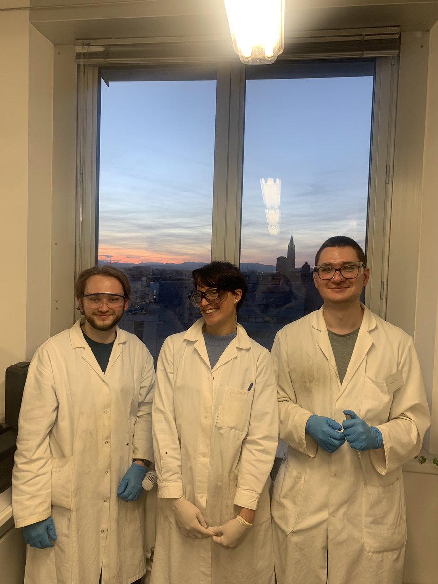 OmecaLab's tweet photo. Welcome to these lovely people @JuxMatthias, Béatrice and Max from @HumboldtUni. They will be staying with us for 2 weeks to work on Trifluoromethylation catalysis. 🇩🇪🇫🇷
#DAAD #CampusFrance #PROCOP https://t.co/puWXgHB3No